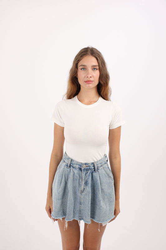 Short Sleeve Contour Top
