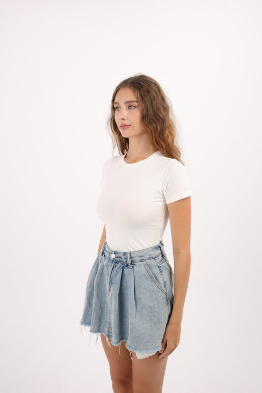 Short Sleeve Contour Top