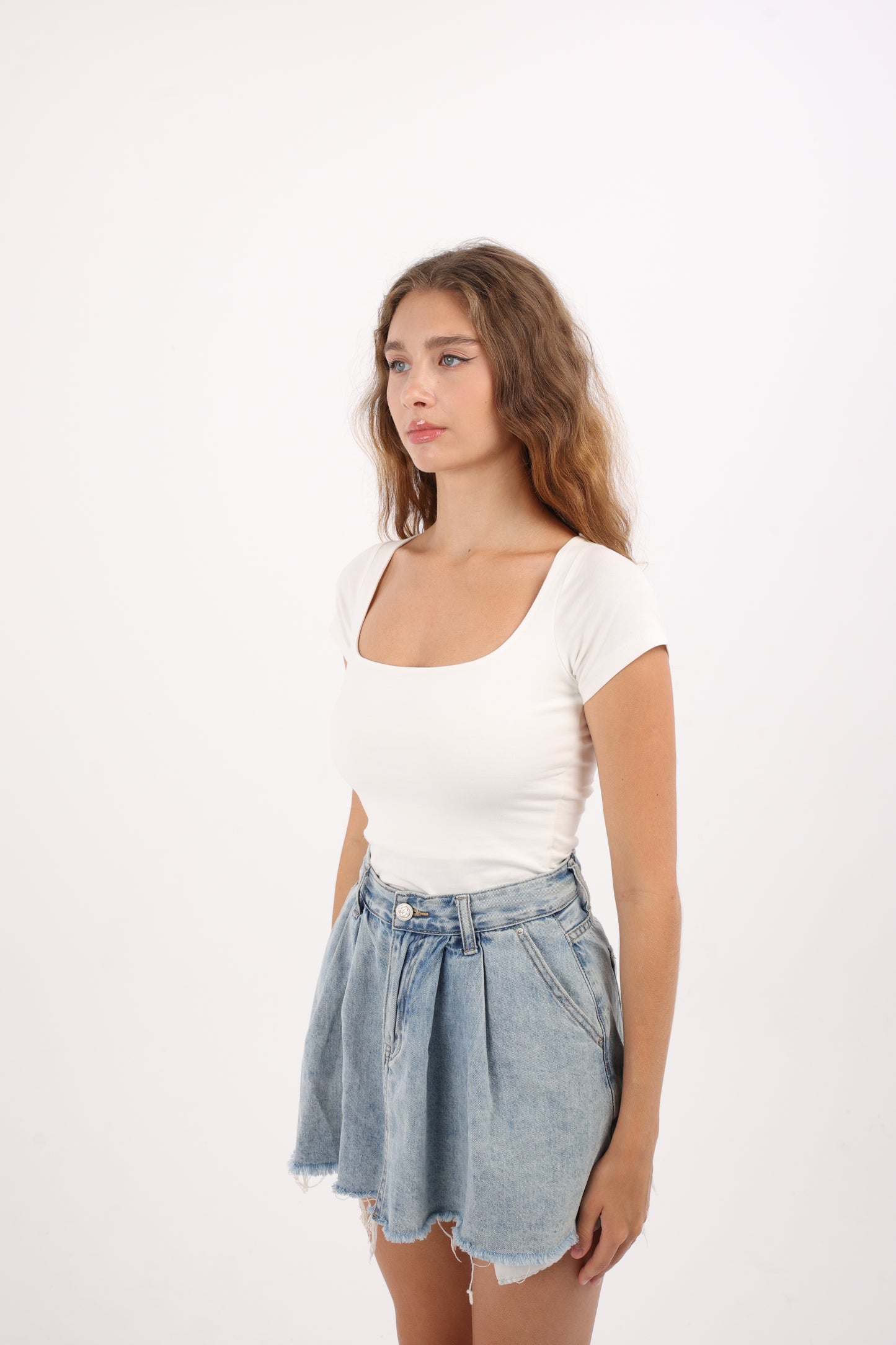 Square Neck Contour Top