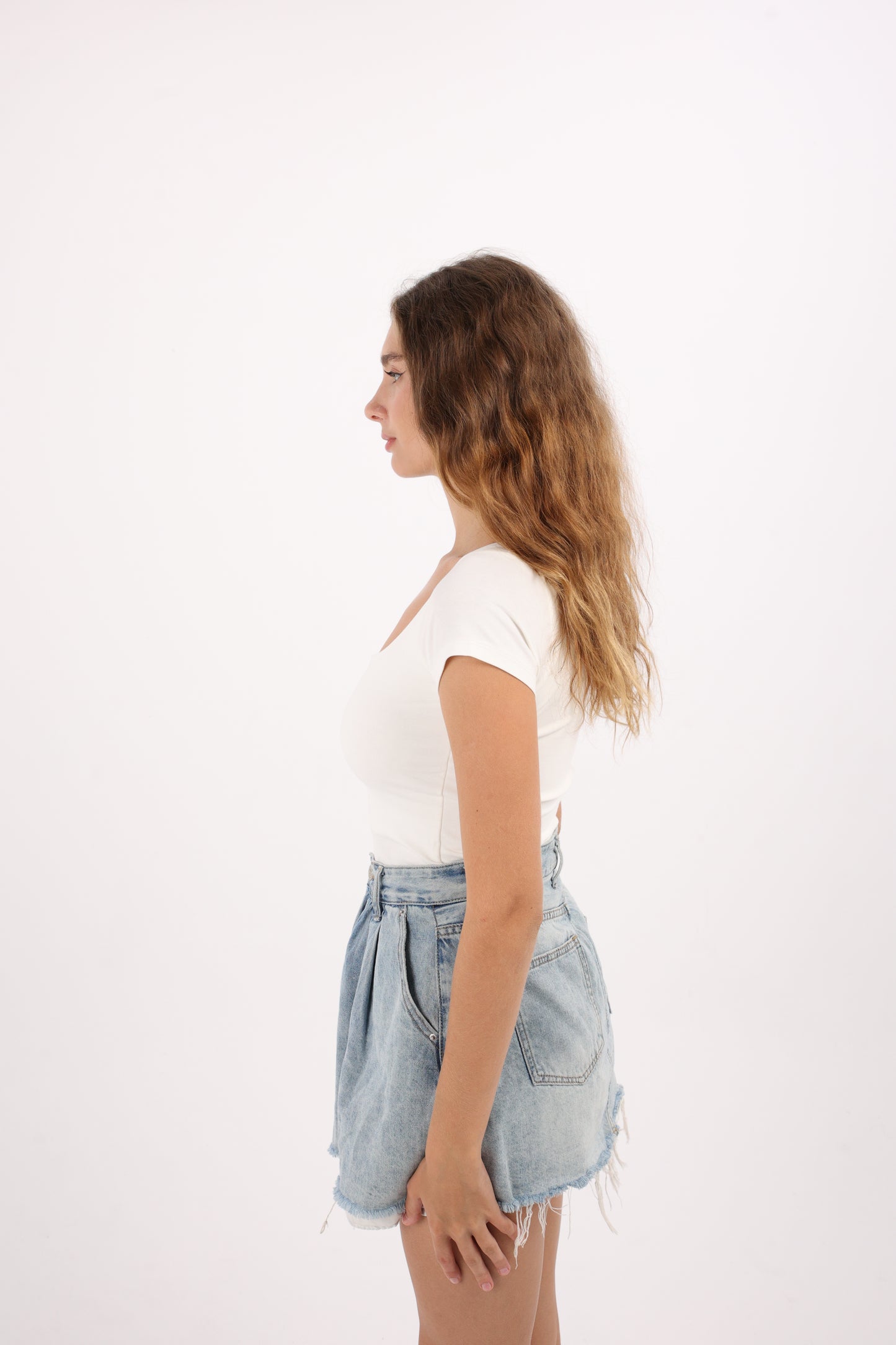Square Neck Contour Top