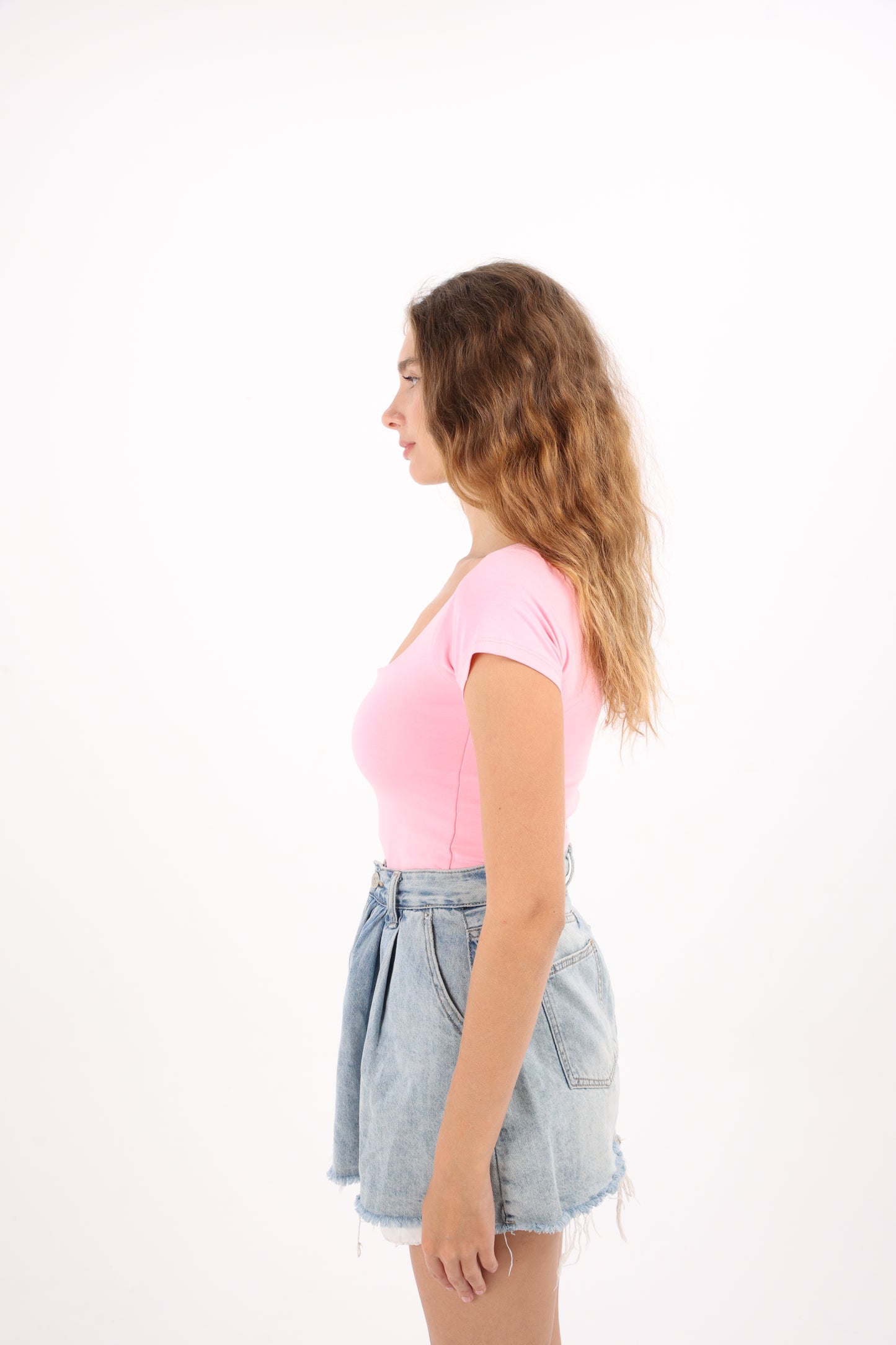 Square Neck Contour Top