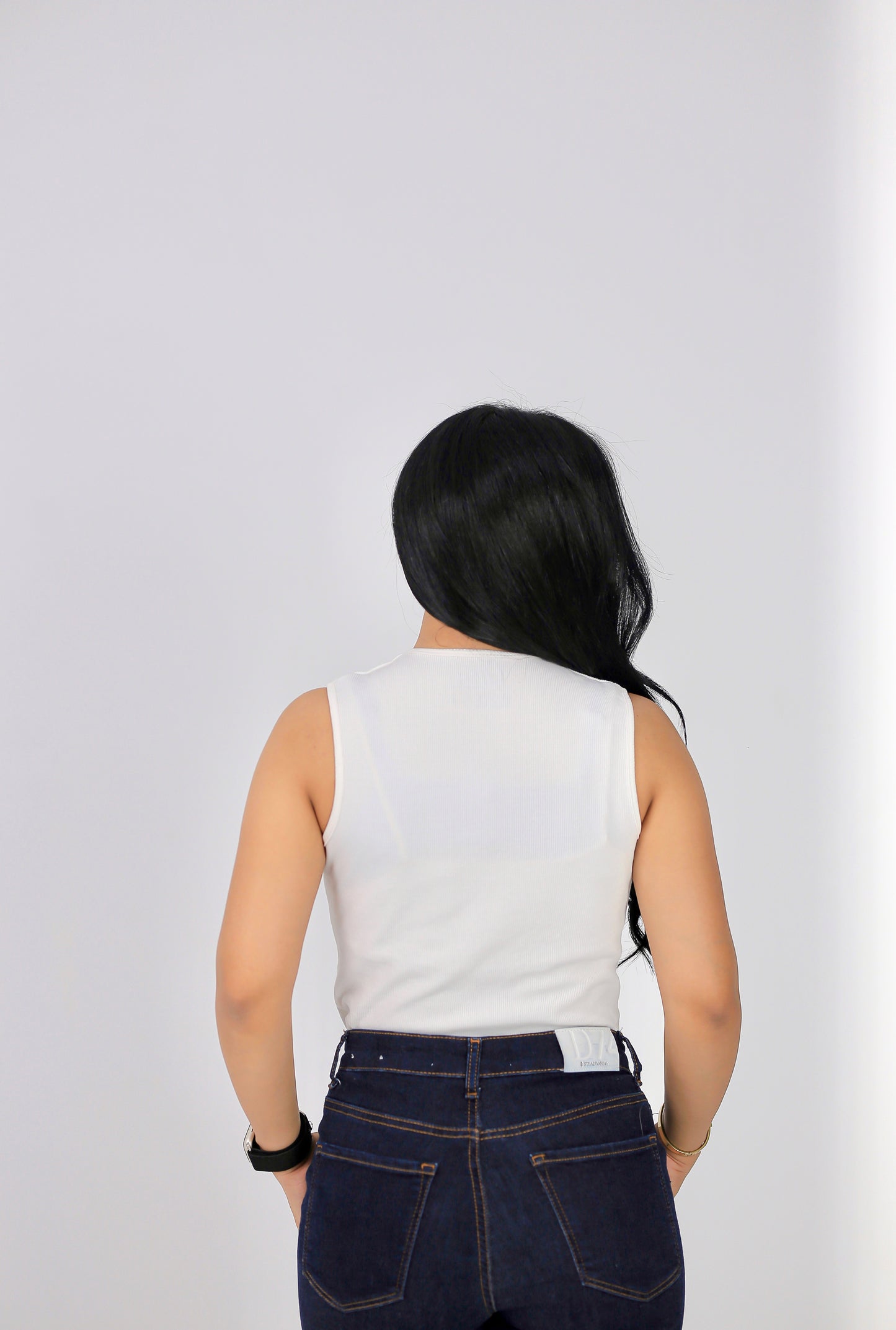Crewneck Ribbed Tank Top
